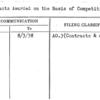 Contracts Awarded on the Basis of Competitive Bids