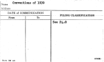 Conventions of 1939