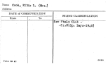 Cook, Ellis L. (Mrs.)