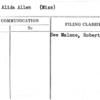 Cooke, Alida Allen (Miss)