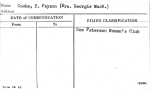 Cooke, E. Payson (Mrs. Georgie MacR.)