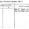 Coolidge, Elizabeth Sprague (Mrs.)
