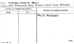 Coolidge, Frank W. (Mrs.)