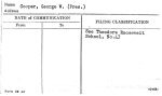 Cooper, George W. (Pres.)