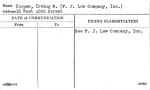Cooper, Irving N. (F.J. Low Company, Inc.)