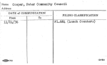 Cooper, Peter Community Council
