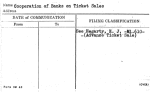 Cooperation of Banks on Ticket Sales