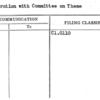 Cooperation With Committee on Theme