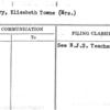 Cordery, Elizabeth Towne (Mrs.)