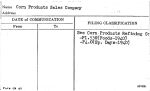 Corn Products Sales Company
