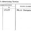Cornell's Advertising Service