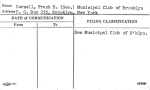 Cornell, Frank E. (Sec.) Municipal Club of Brooklyn