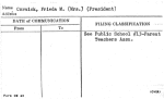 Cornick, Frieda M. (Mrs.) (President)