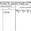 Cornwall-Northern N.Y.International Bridge Corp.