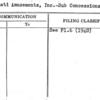 Coronati Amusements, Inc.-Sub Concessions