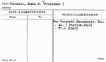Coronati, Edwin P. (President)