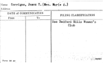Corrigan, James T. (Mrs. Marie A.)