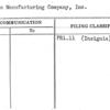 Corson Manufacturing Company, Inc.