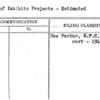 Cost of Exhibits Projects - Estimated