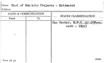 Cost of Exhibits Projects - Estimated