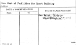 Cost of Facilities for Sport Building