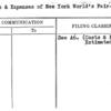 Costs & Expenses of New York World's Fair-Estimated