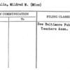 Coughlin, Mildred M. (Miss)