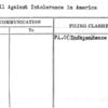 Council Against Intolerance in American