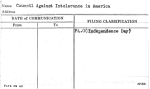 Council Against Intolerance in American