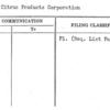 Cowan Citrus Products Corporation