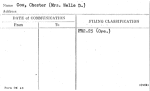 Cox, Chester (Mrs. Nelle D.)