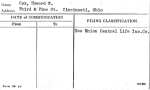 Cox, Howard W.