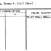 Craig, Thomas R. (Jr.) (Mrs.)