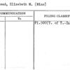 Craighead, Elizabeth M. (Miss)