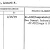 Cramer, Leonard F.