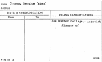 Crames, Bernice (Miss)