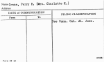 Crane, Perry B. (Mrs. Charlotte K.)