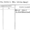 Cranston, Leslie A. (Mrs. Lillian Maury)