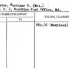 Crapster, Mortimer D. (Mrs.)