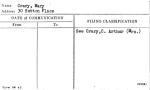 Crary, Mary