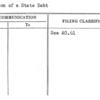 Creation of a State Debt