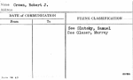 Crews, Robert J.