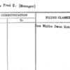 Cricte, Fred G. (Manager)