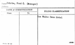 Cricte, Fred G. (Manager)