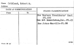 Cridland, Robert B.
