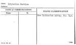 Criterion Service