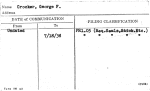 Crocker, George F.