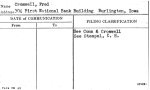 Cromwell, Fred