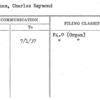 Cronham, Charles Raymond