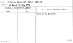 Cronin, Margaret Elder (Miss)